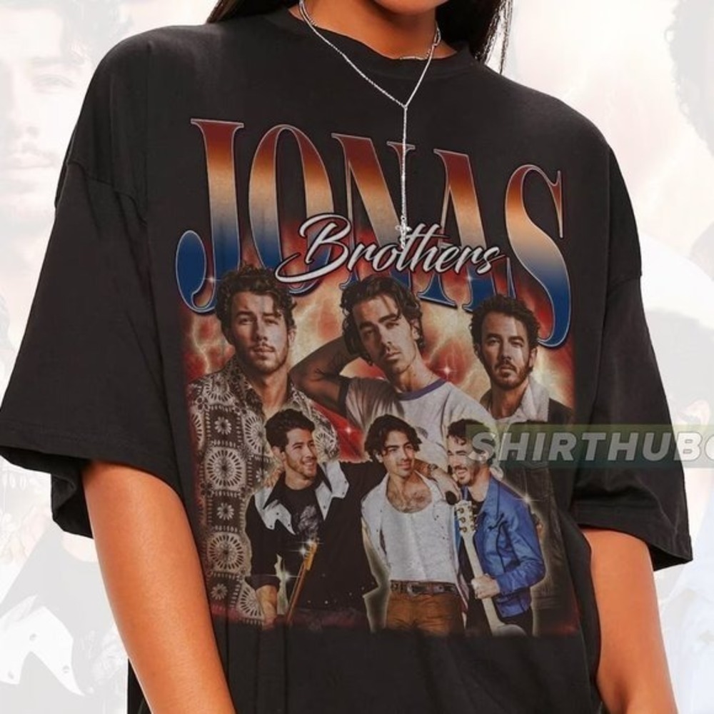 Jonas Brothers Joe Jonas Vintage Homage Pop Fan T-Shirt